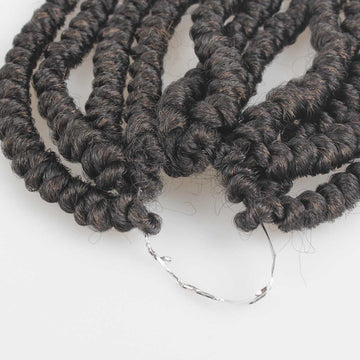 12 Inch pre twisted spring senegalese twist hair fluffy crochet braids spring twist hair goddess messy crochet hair